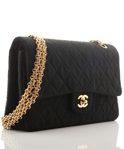 chanel jersey quilted flap bag|chanel classic flap bag small.